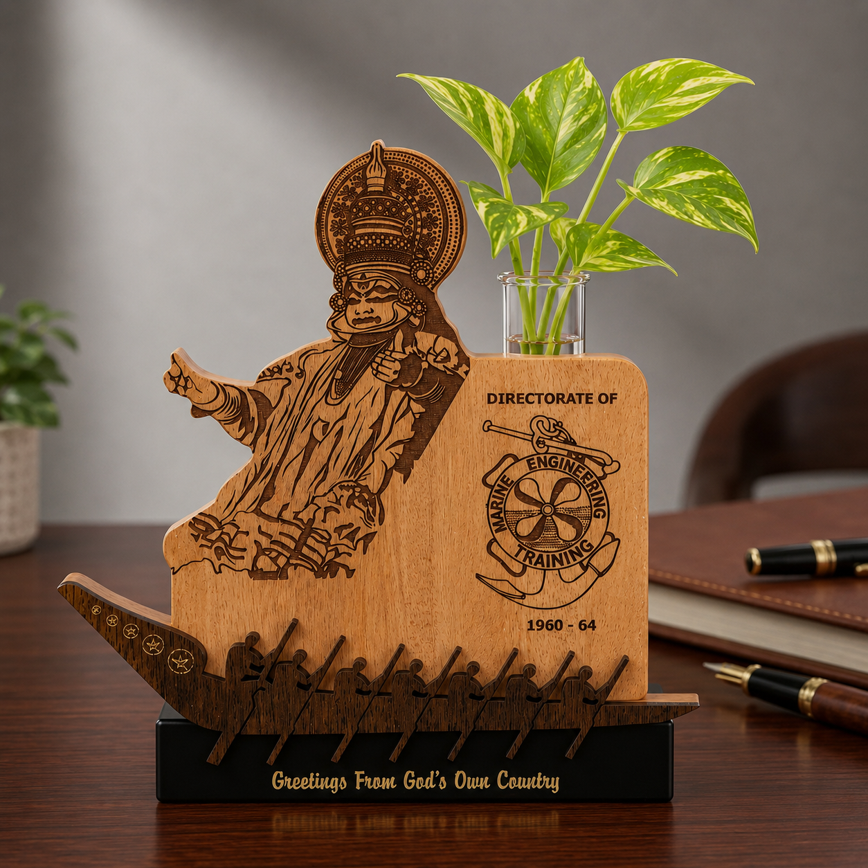 Wooden Memento - Kerala Culture Kadhakali