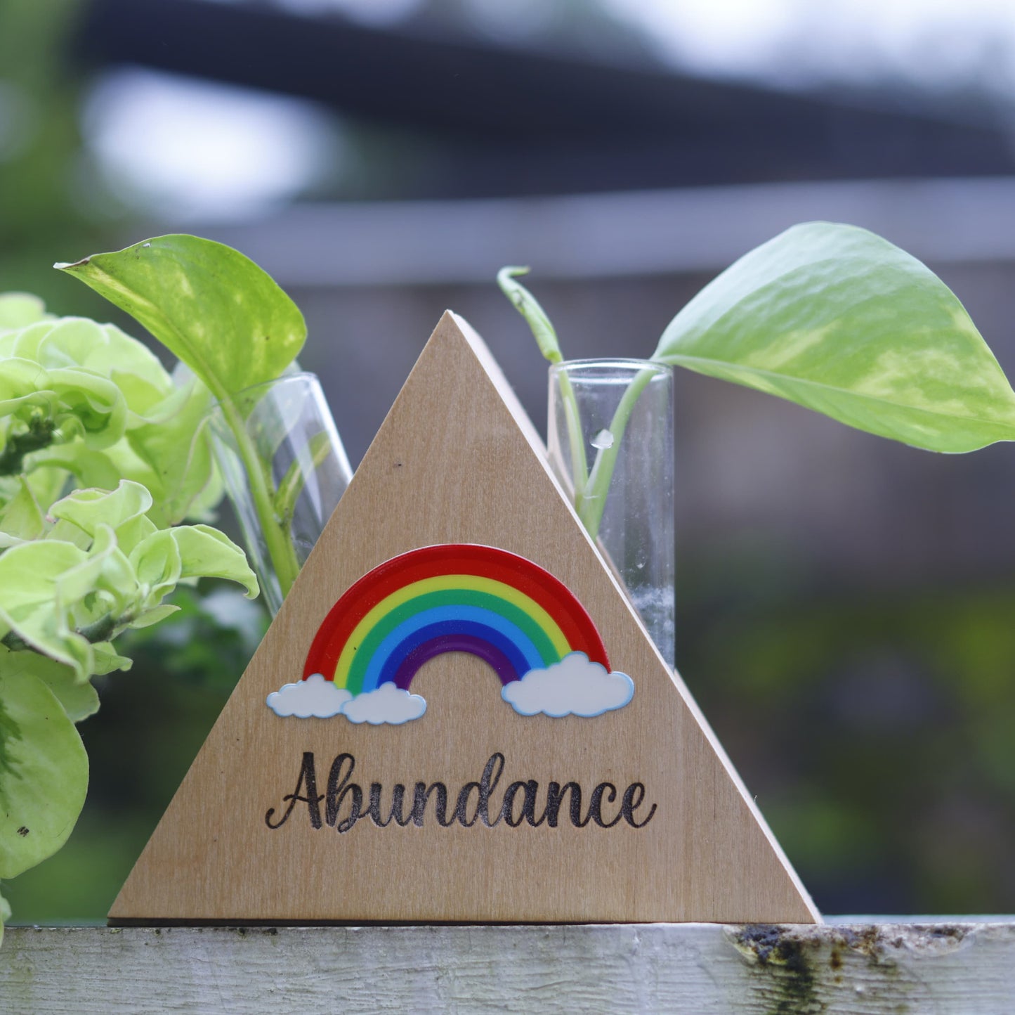 Abundance Desk Planter - Triangle