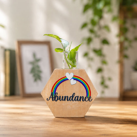 Abundance Desk Planter - Hexagon