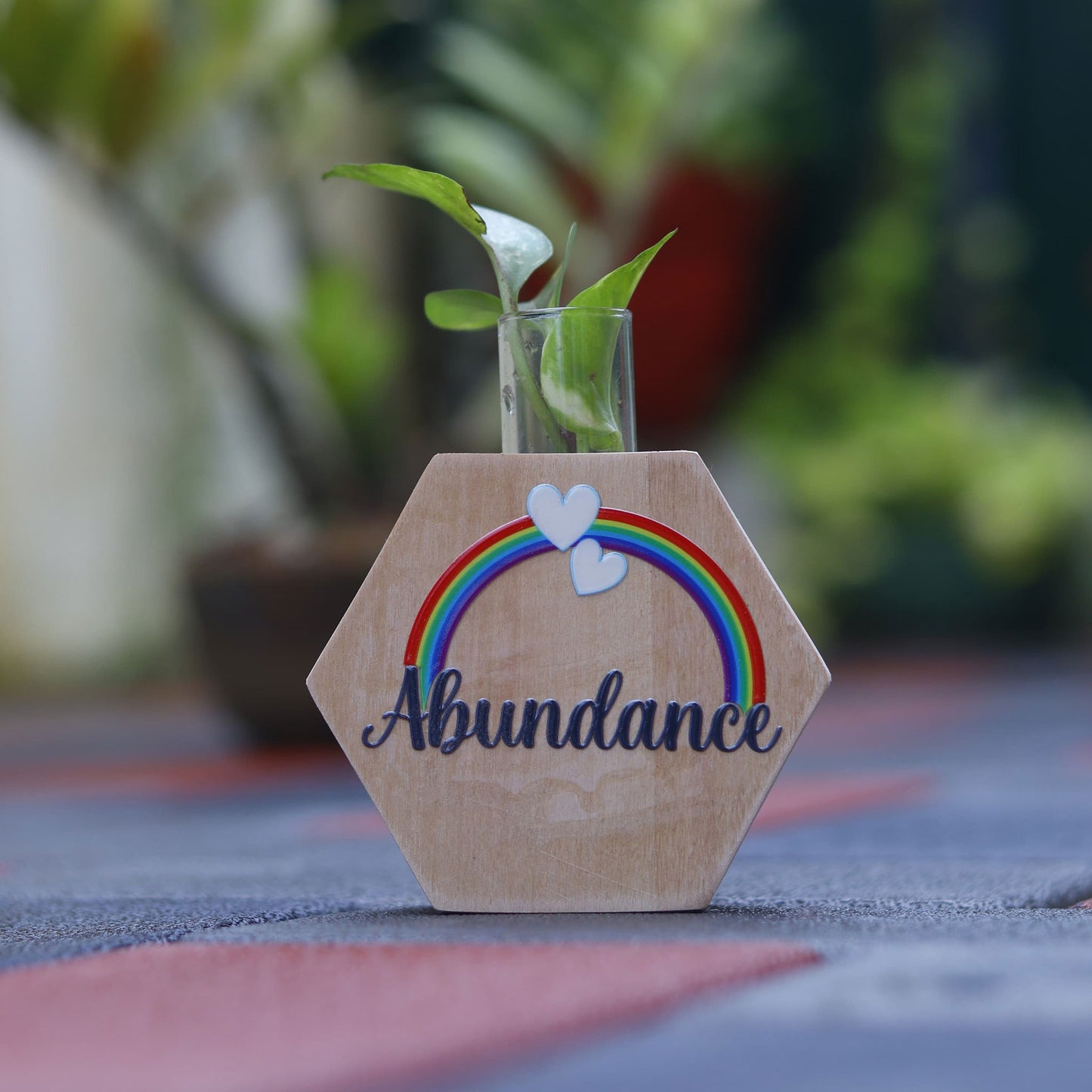 Abundance Desk Planter - Hexagon
