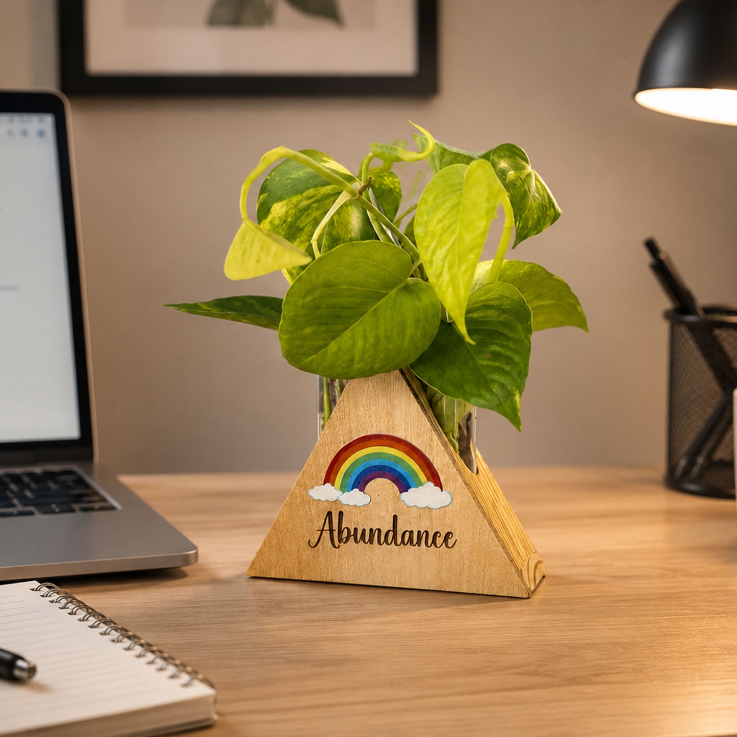 Abundance Desk Planter - Triangle