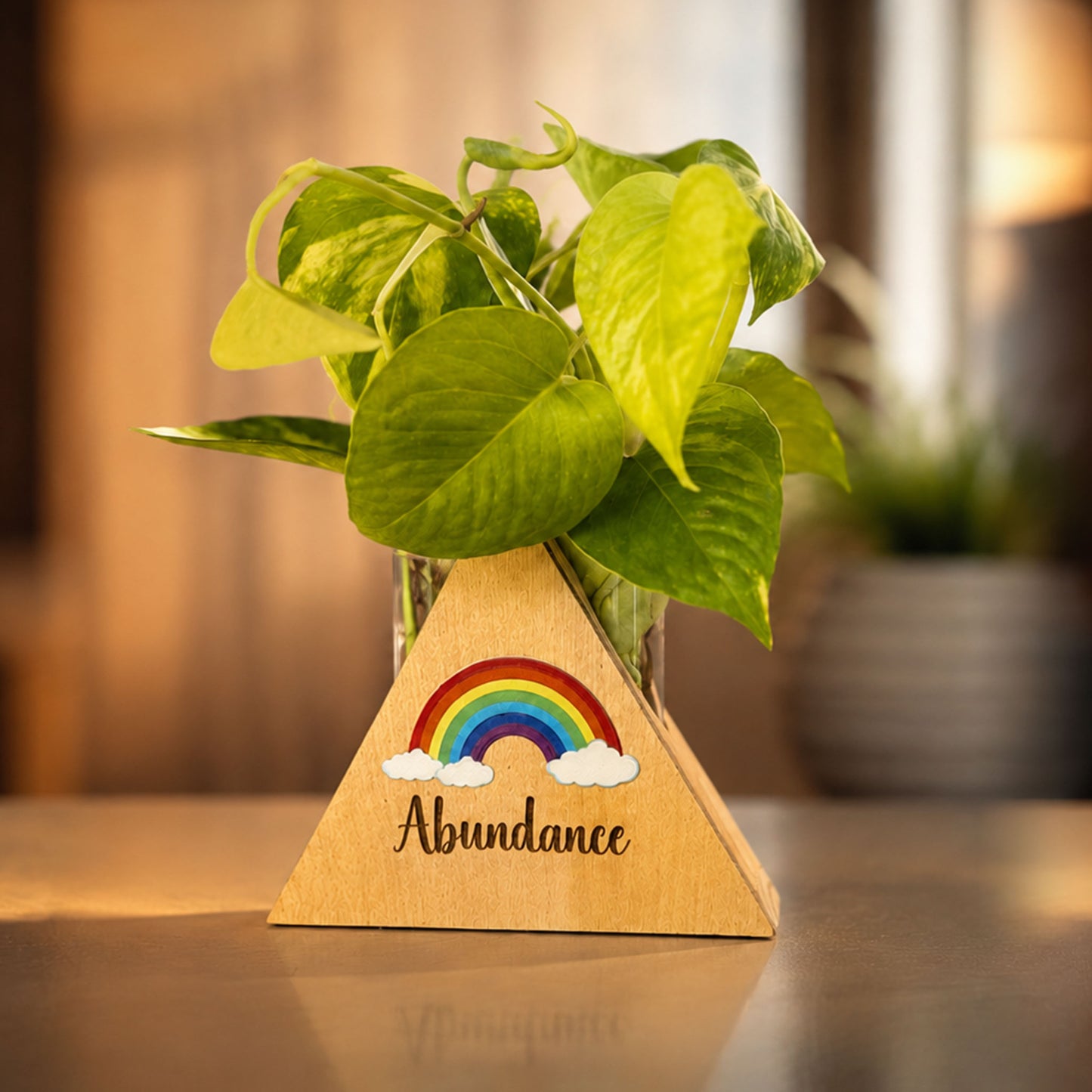 Abundance Desk Planter - Triangle