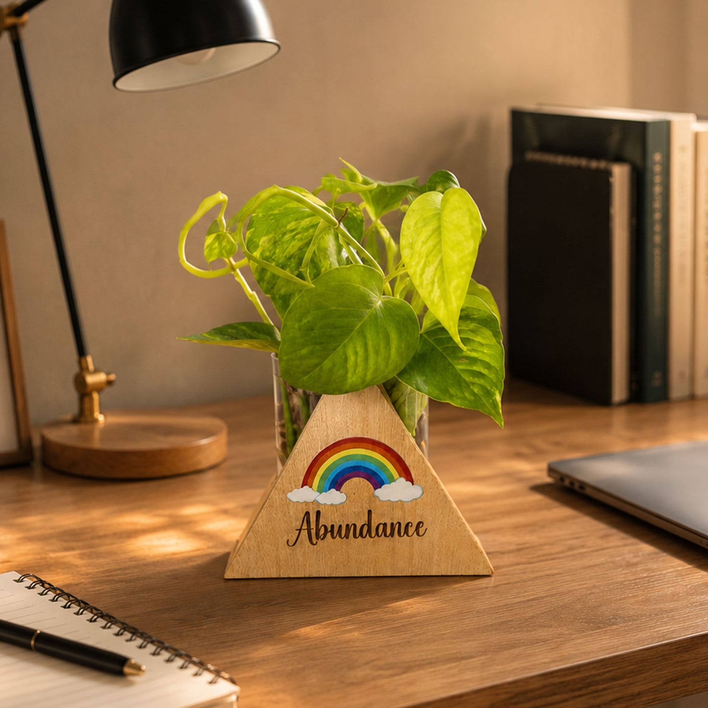 Abundance Desk Planter - Triangle