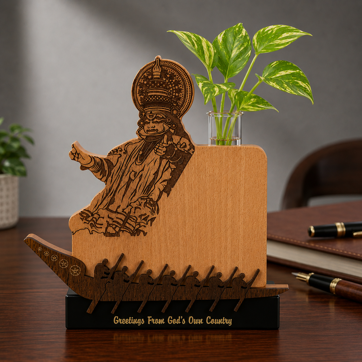 Wooden Memento - Kerala Culture Kadhakali