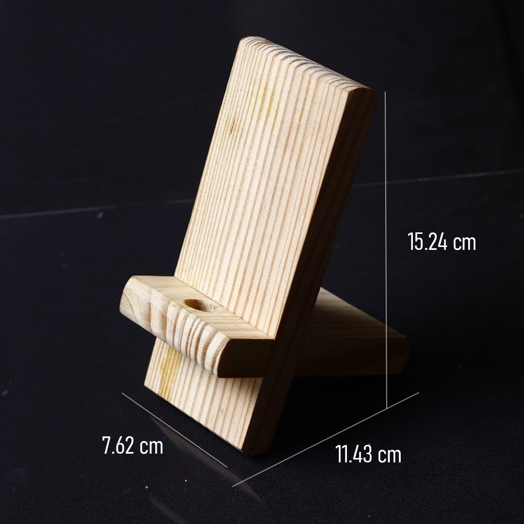 English Pinewood Mobile Stand – Detachable & Eco-Friendly